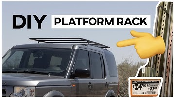 EASY DIY Slim Platform Roof Rack Under $200