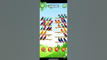 Color Bird Sort Puzzle Game Level 122 #shorts