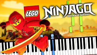 LEGO Ninjago - Theme Song (The Fold - The Weekend Whip) Piano Cover (Sheet Music + midi) Syntheia