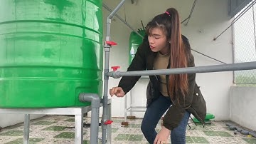 Bồn lọc giếng khoan /mô hình lọc nước / lọc nước thiên hà #cátlọcnước #vậtliệulọcnước #bểlọcnước