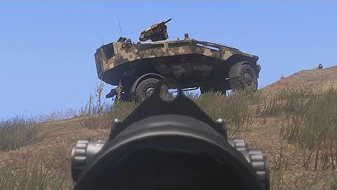 ARMA 3 Gameplay Dealing with Ifrit using machine gun