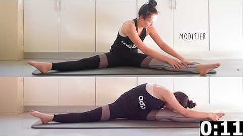 Intense middle split stretching routine