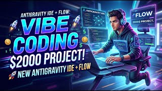 NEW Antigravity IDE + Flow $2,000 3D Website From Scratch | Live