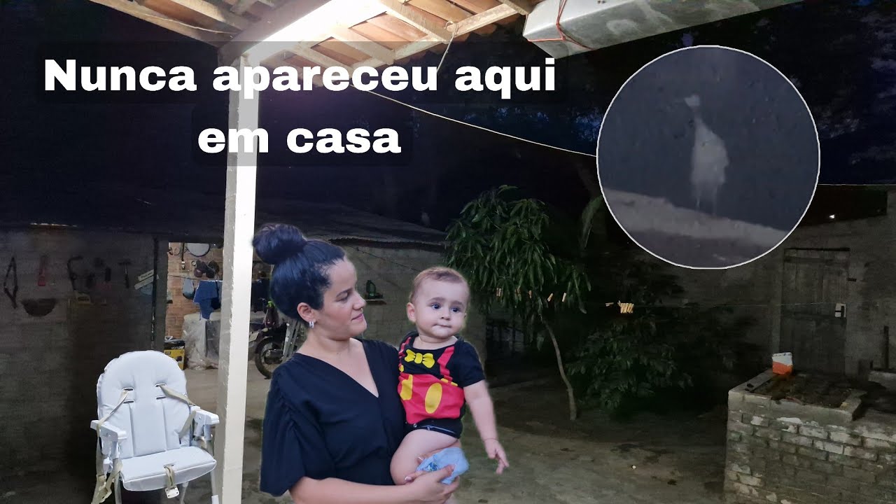 OLHA OQUE APARECEU EM CASA A NOITE 