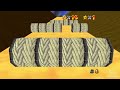Super Mario 64 - Sandy Slide Gameplay