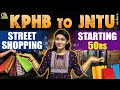 Kphb to jntu  street shopping  starting 50rs  durga gade  durga gade vlogs  strikers