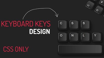 CSS Only Keyboard Keys UI Design in HTML | CSS @royaltutorials354