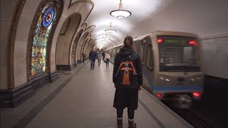 видео: Russia, Moscow, metro ride from  Новослобо́дская to Проспе́кт Ми́ра картинка: Russia, Moscow, metro ride from  Новослобо́дская to Проспе́кт Ми́ра