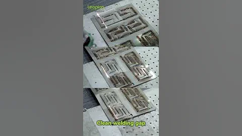 Leapion pulse laser cleaning rust, weld seam, oil...