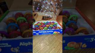 learning resources alphabet accorns preschool homeschool toy