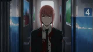 Makima creepy train scene ENG|DUB