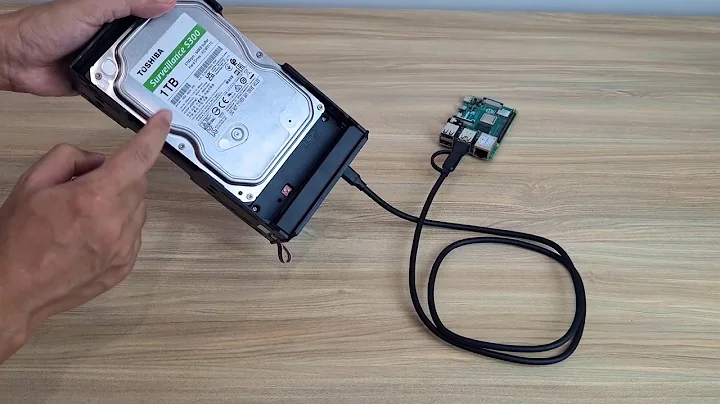 Turn Raspberry Pi into a NAS with 2 HDDs