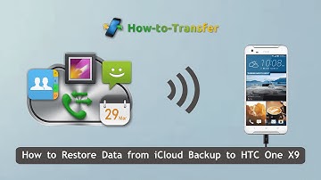 How to Restore Data from iCloud Backup to HTC One X9, Sync iCloud with HTC One X9