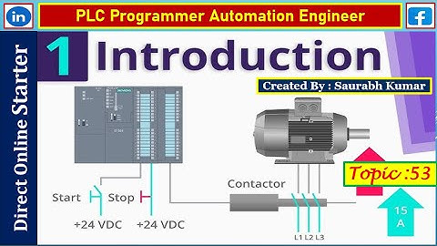 T-53  Star-Delta Starter PLC Program and Wiring || Part 1
