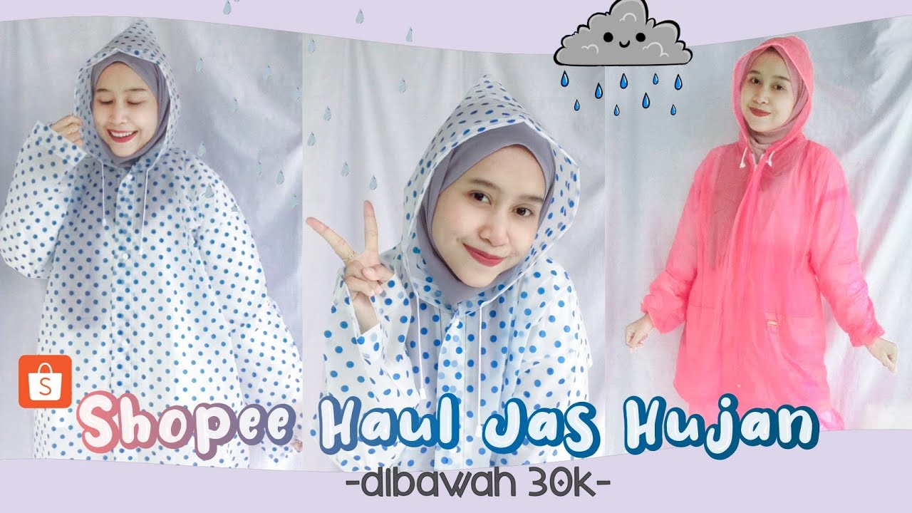 REVIEW JAS HUJAN SETELAN DAN GAMIS WANITA MURAH | Aseli sih bermanfaat bgt buat aktifitas..