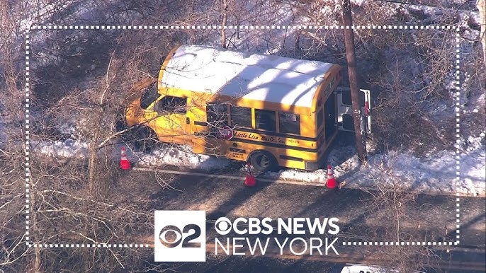 7 Students Hurt In School Bus Crash On Long Island