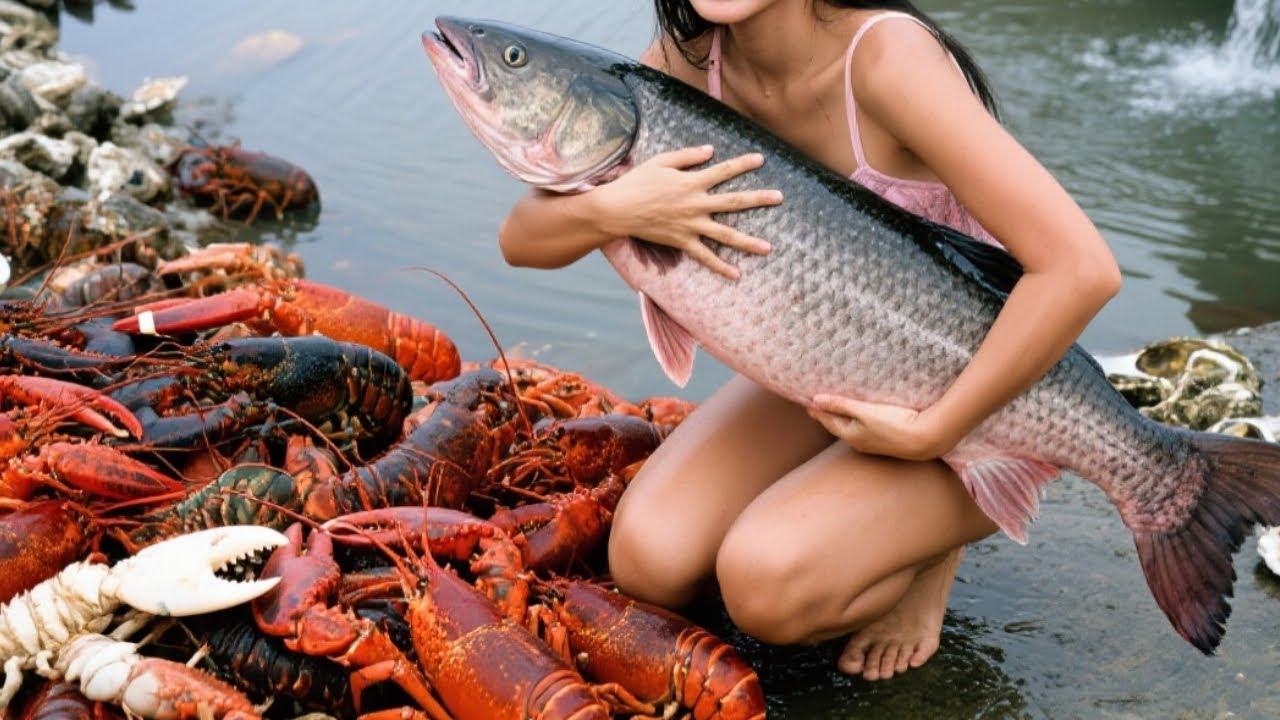 Xiao Zhang Found A Rice-Sized Fish At The Drain, And There Were Lobsters And Abalone Everywhere.