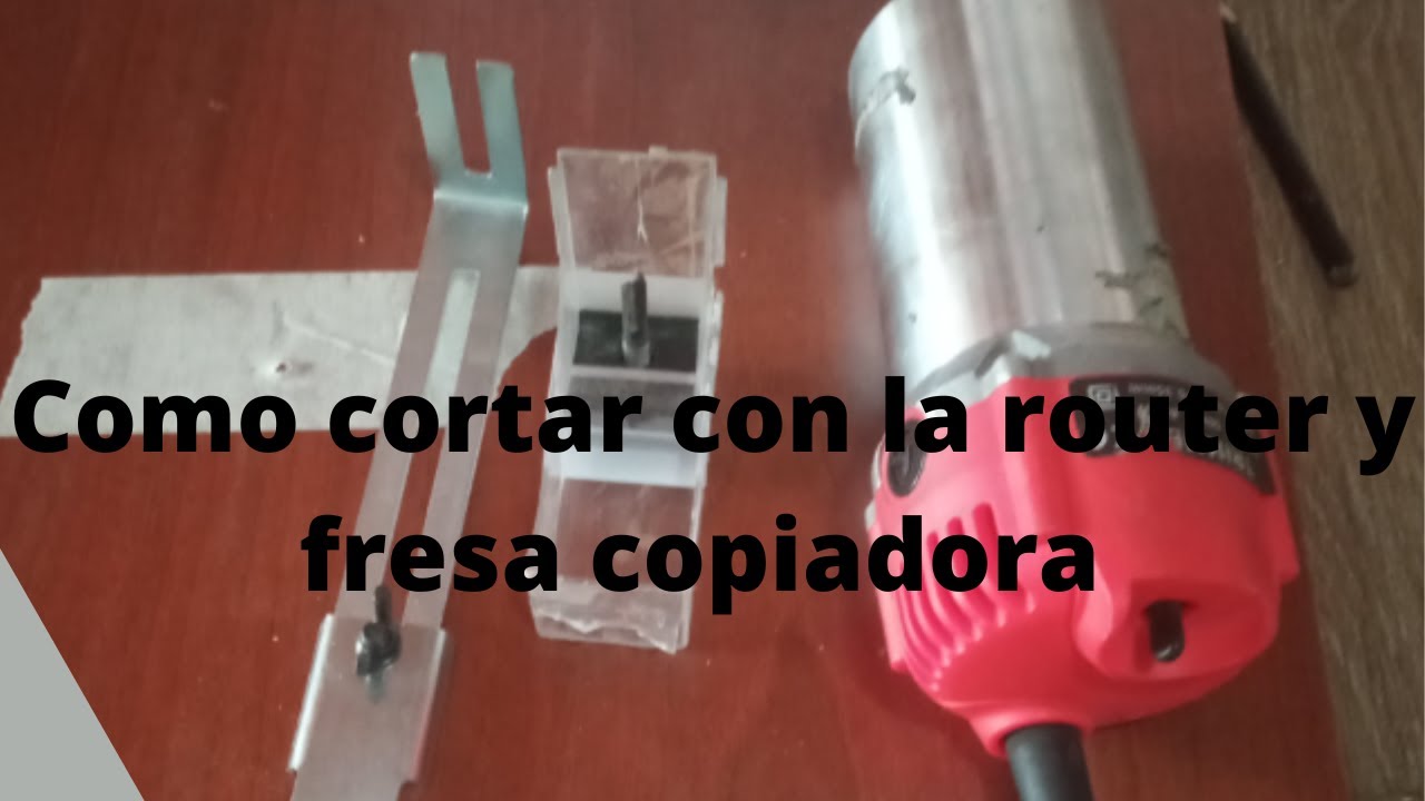 SE PUEDE CORTAR MELAMINA CON ROUTER - YouTube