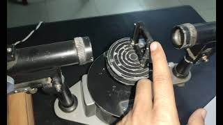 Plane Diffraction Grating: Measurement of the wavelength of prominent lines: Part1