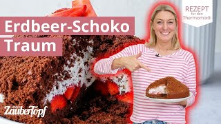 🌞🎂 Erdbeer-Maulwurfkuchen | Einfach mit diesem Thermomix® Rezept