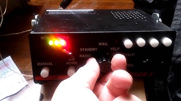 Code 3 vcon siren with hyperyelp