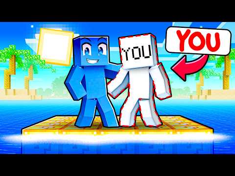 YOU Joined Doodle's LUCKY BLOCK RAFT in Minecraft!