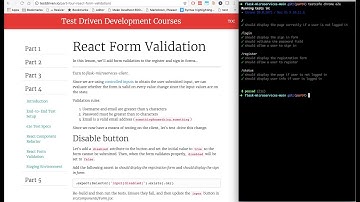 React Form Validation - example