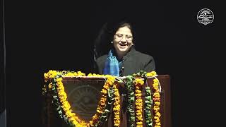 Hon'ble Vice Chancellor, Doon University addressing Academia-Industry dialogue, 21 Feb 2024.
