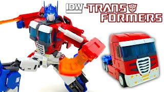 SND-08 IDW OPTIMUS PRIME Mainline Voyager Class Scale Transforming THE ONE Transformers Review