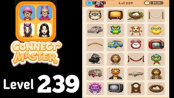 Connect Master Match Puzzle level 239 Guide Walkthrough Solution