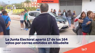 La Junta Electoral apartó 17 de los 164 votos por correo emitidos en Albudeite | La 7