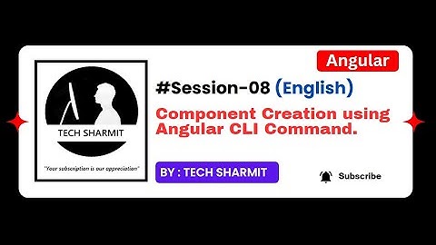 Angular Component Creation using CLI | Angular 19 complete tutorial in English 2025 (Session-08)