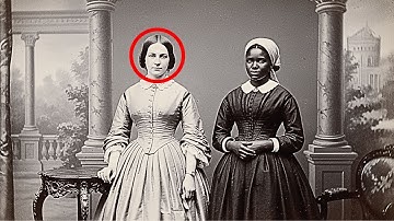 It was just a portrait of a plantation owner and her slave. until experts noticed a forbidden secret