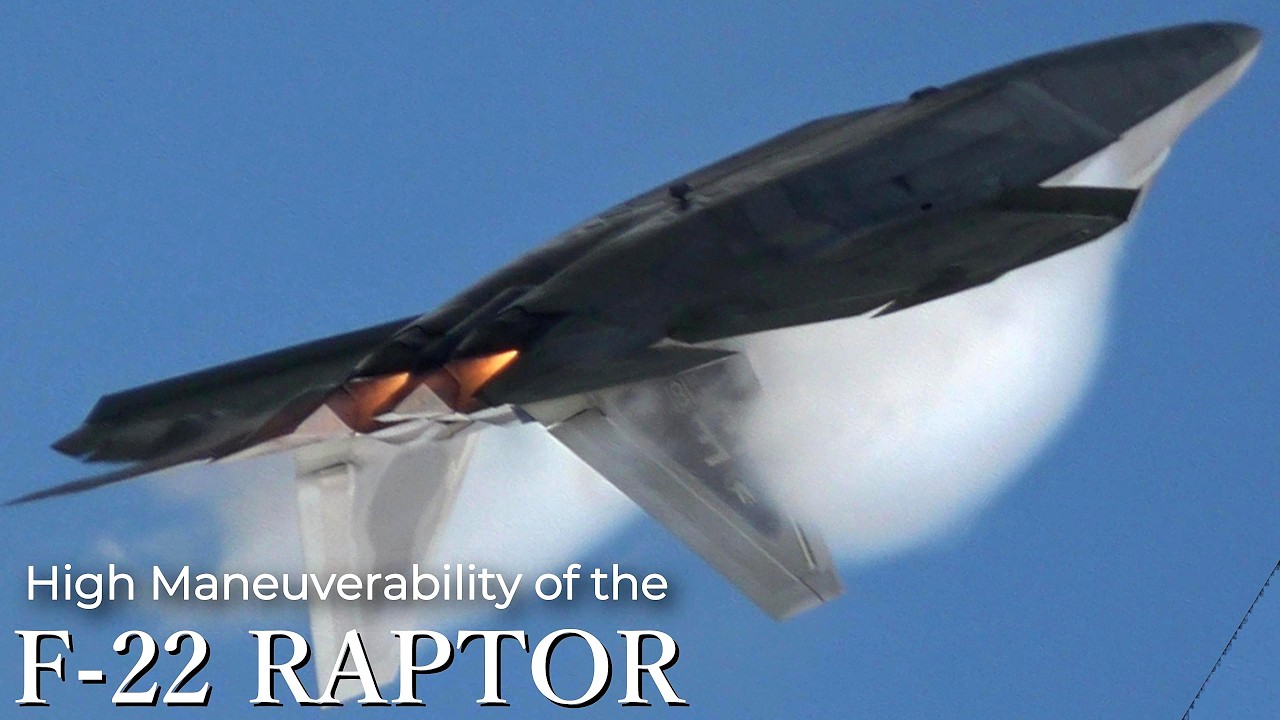INSANE F-22 Raptor Maneuvers That Defy Physics – You Won't Believe