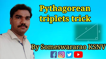 Pythagorean triplets Trick