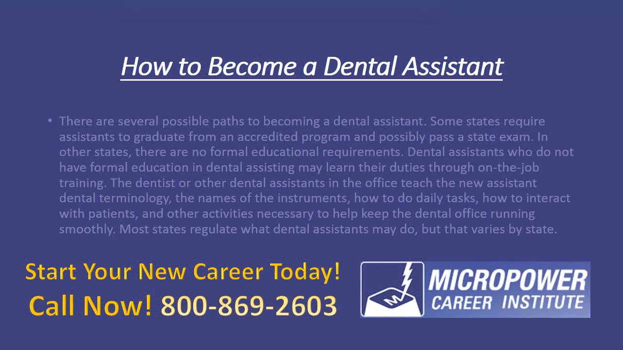 Kew Gardens Dental Assistant Training YouTube