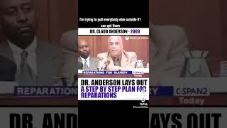 Dr Claud Anderson The 4-Level Blueprint for Black Reparations