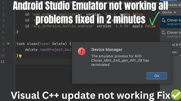 Android Studio Emulator Not Opening – SOLVED in 2 Minutes!