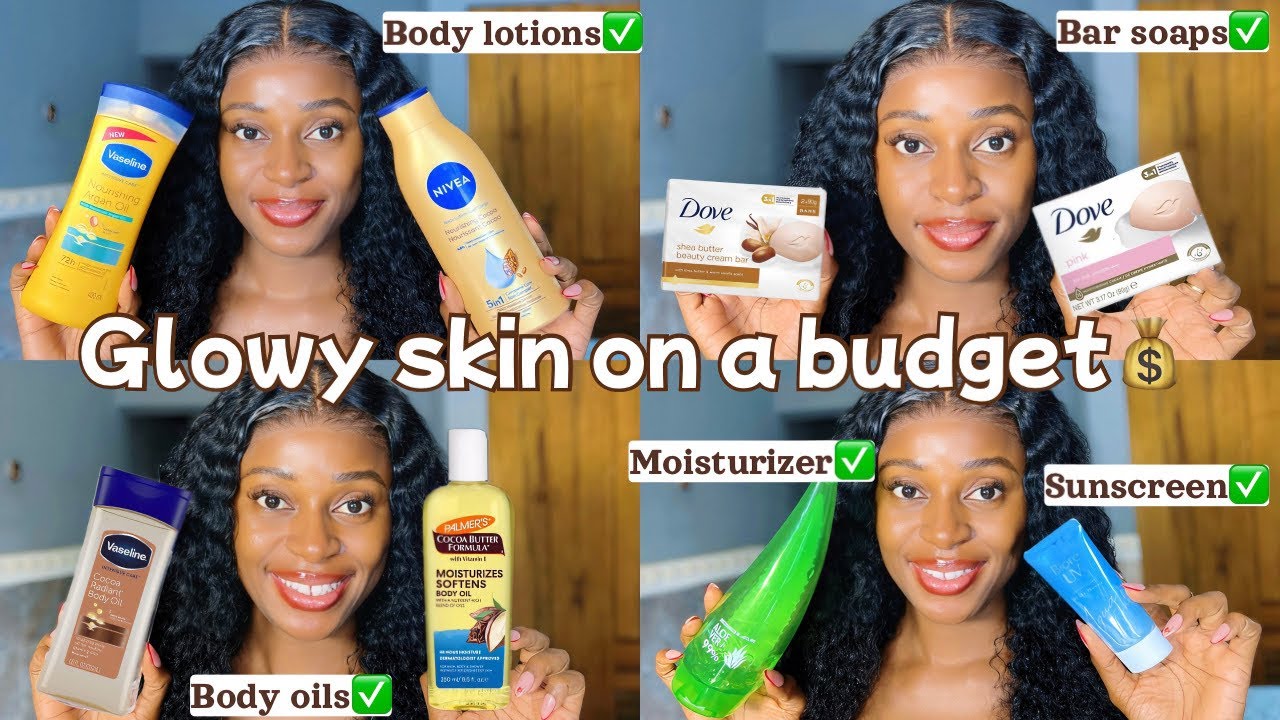 Affordable skincare routine for glowing radiant caramel skin✨✅ Skincare for dark & caramel skin