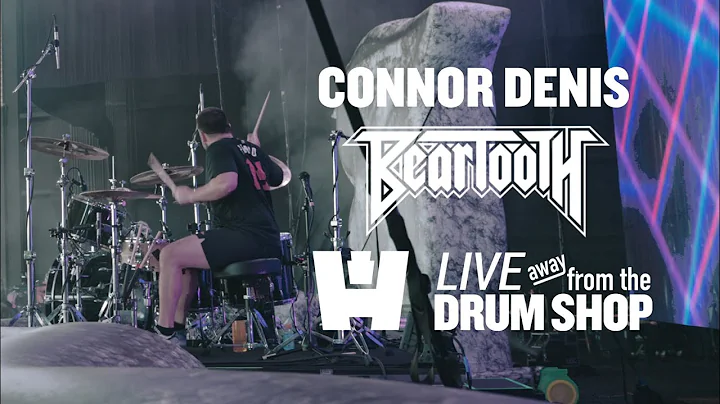 Connor Denis of Beartooth Live Drum Cam @ The Summer of Loud Tour