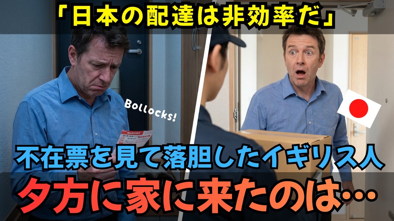 「日本の配達は非効率だ」不在票を見て落胆したイギリス人、その日の夕方に起きた