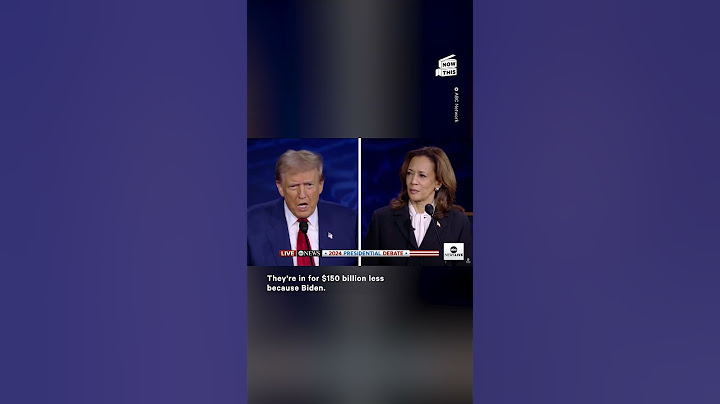 Trump Kept Mentioning Biden During Debate vs. Kamala Harris
