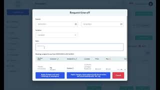 Closing Provider Availability for Time Off Requests
