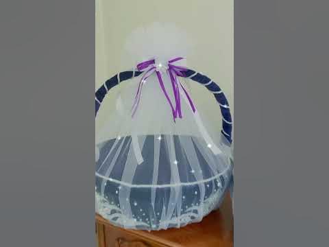 Свадебные корзины в фиолетовом цвете #weddingbasket - YouTube