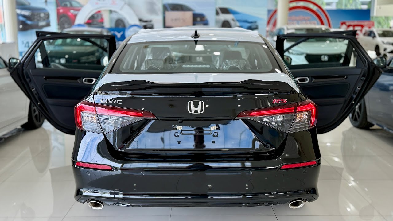 New Honda Civic RS ( 2025 ) - 1.5L Turbo Luxury Sedan | Black Exterior And Interior Civic