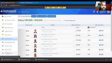 How to Export lineups into Draftkings with Draftdashboard