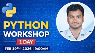 Python Workshop In 1 Day Feb 19Th 2026 Live Training Coding Hub Innovations