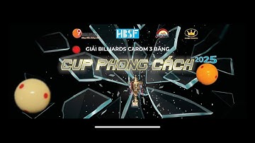 [BK] LÊ QUỐC HỒ (Thanh Minh) VS NGÔ LÊ DUY (Niz)  | GIẢI  CAROM 3 BĂNG CUP PHONG CÁCH   2025