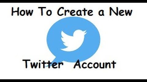 How to Create Twitter Account