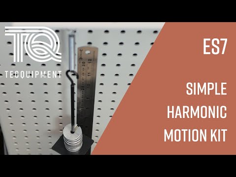 Simple Harmonic Motion Kit (ES7) - Engineering Science - TecQuipment